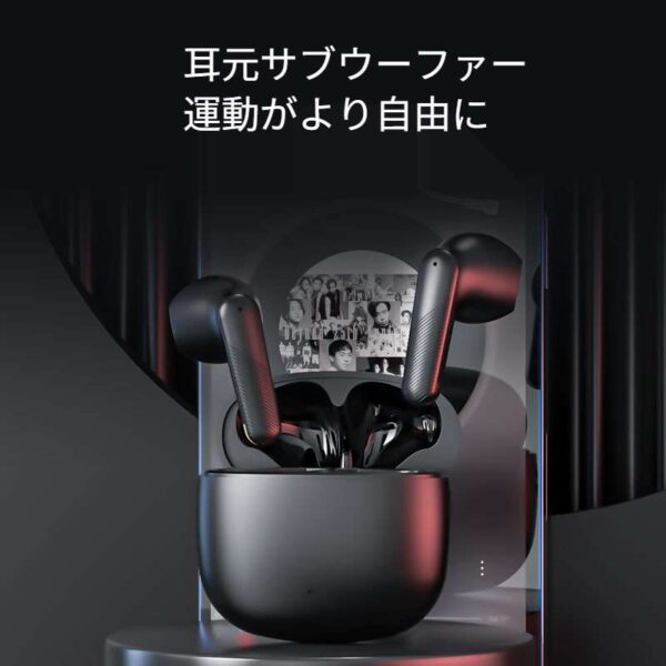 T81 半入耳式澎湃音質ワイヤレスイヤホン